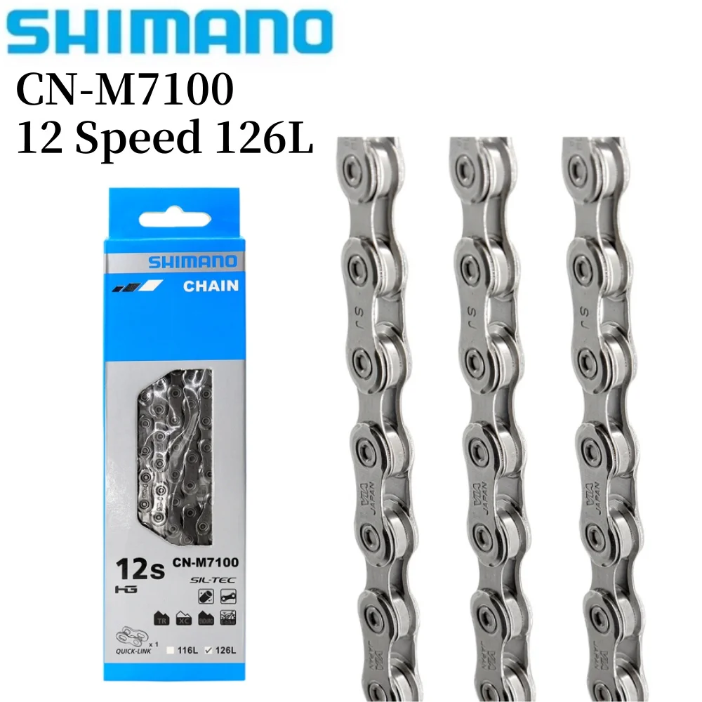 

SHIMANO SLX CN-M7100 Bicycle Chain 12 Speed MTB Bike Chain 12S 12V 126L Mountain Bike Original Chains Bicycle Parts