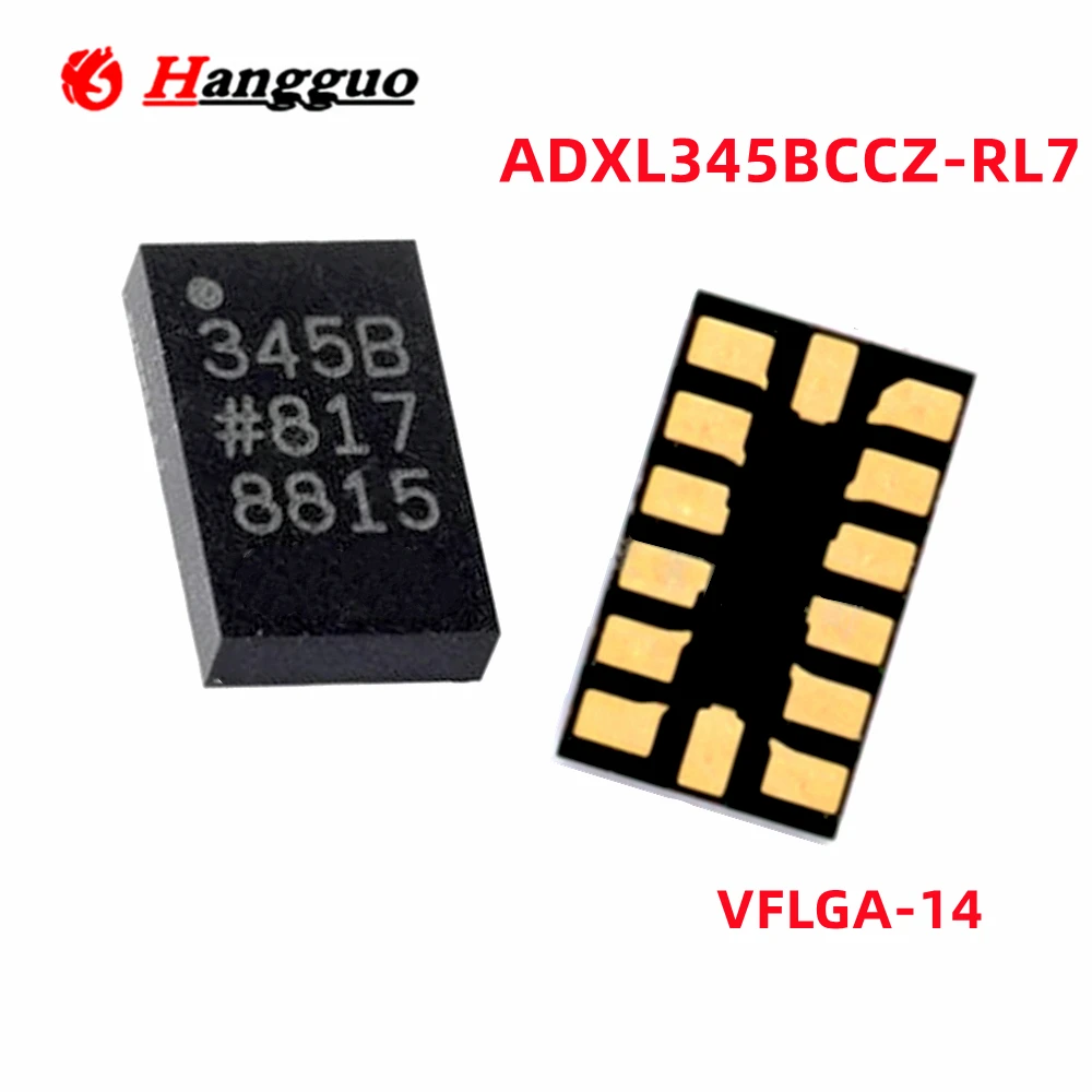 5PCS/Lot original ADXL345 ADXL345BCCZ ADXL345BCCZ-RL7 VFLGA-14 three-axis digital accelerometer sensor IC chip