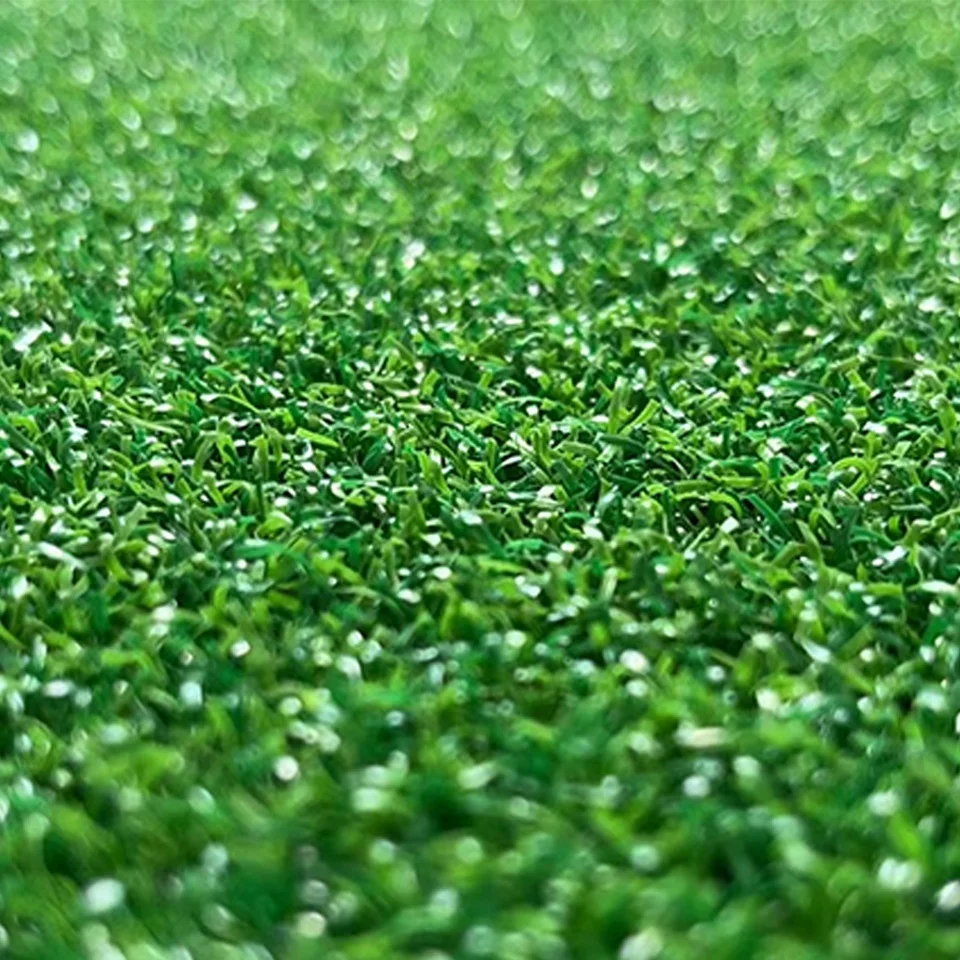 Karpet Golf Mini luar ruangan 15mm rumput Golf buatan hijau