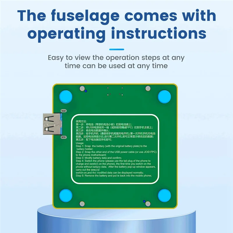 A29F-JCID JC Q1 Battery Health Quick Repair Board For Iphone 11-15PM Solve Window -Up Modify Battery Efficiency Tester