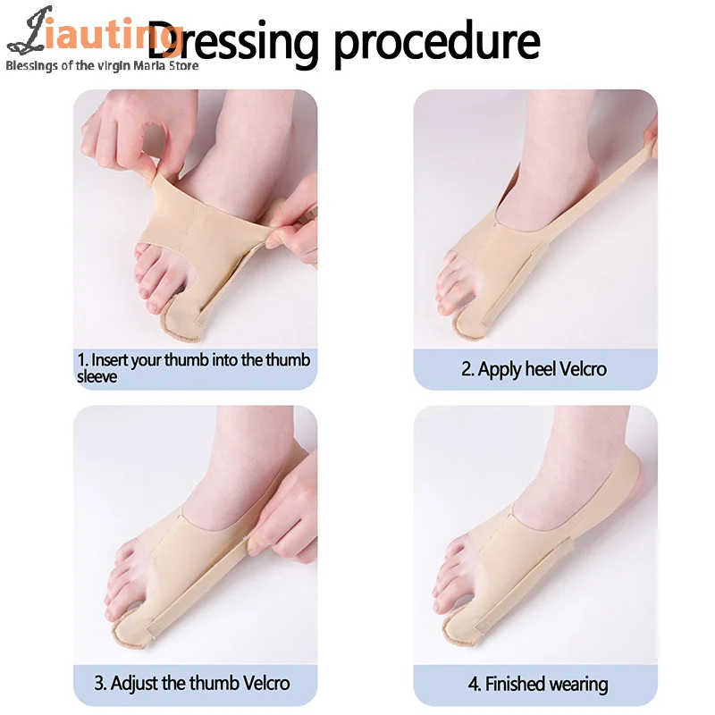 1Pc Big Teen Bunion Corrector Verstelbare Orthopedische Sokken Tenen Separator Pijnverlichting Hallux Valgus Voeten Beschermer Voetverzorging Tools