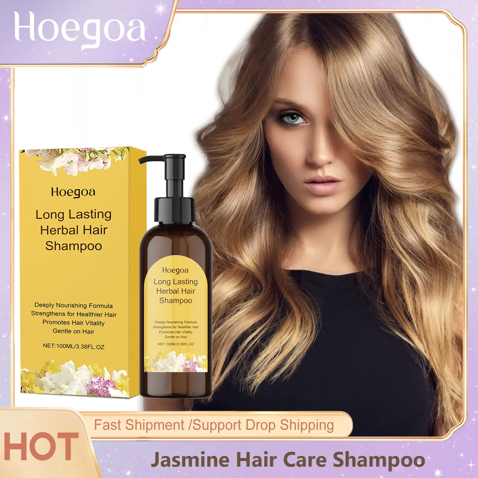 

Herbal Hair Care Shampoo Cleansing Scalp Strengthening Hair Root Nourishing Repair Damaged Anti Dandruff Pure Plant Hair Shampoo