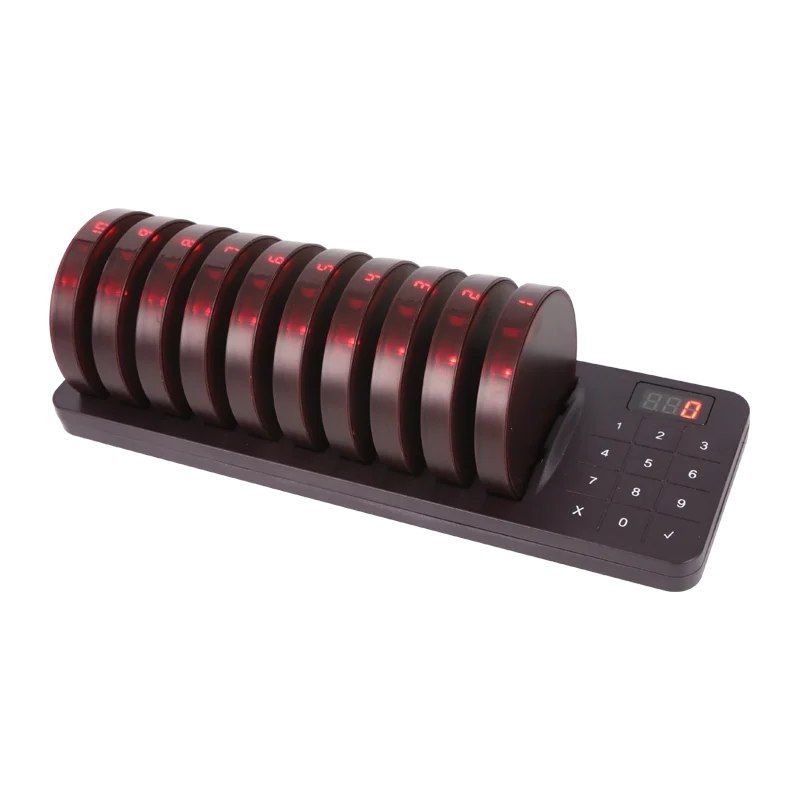 Wireless Restaurant Pager System Queue Calling System Waterproof Buzzers Food Pager For Clinic Coffee Shop Food Truck