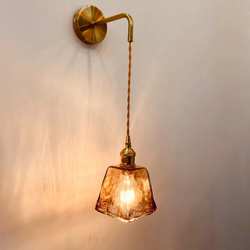 TINNY-Nordic Brass Wall Lamp, interior, sala de estar, quarto, cabeceira, moderno, Hotel, corredor, corredor