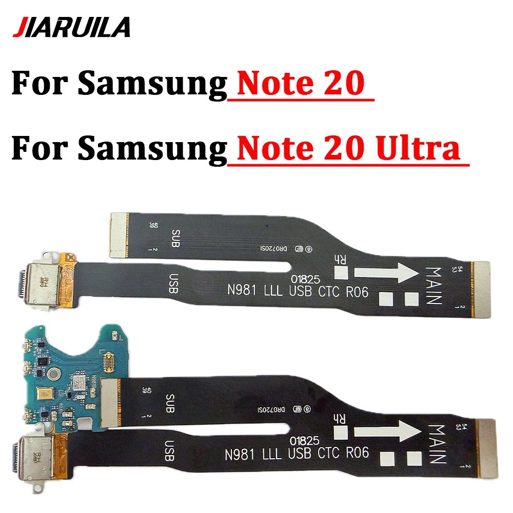 1pcs Charging Port Board For Samsung Note 20 Ultra N986U N981U N986B N981B Microphone Mic Element Noise Reduction Circuit Board