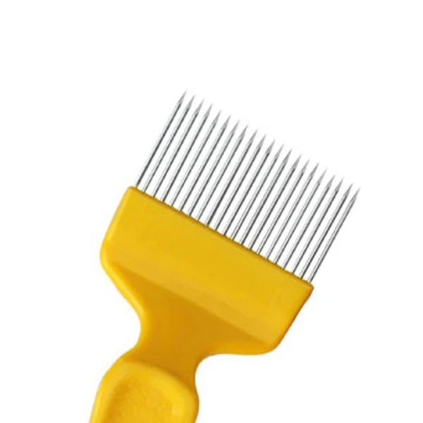 

Professional Beekeeping Uncapping Fork 8 inch Plastic Handle Stainless Steel Tines Random Color Red Yellow Honeycomb Areas