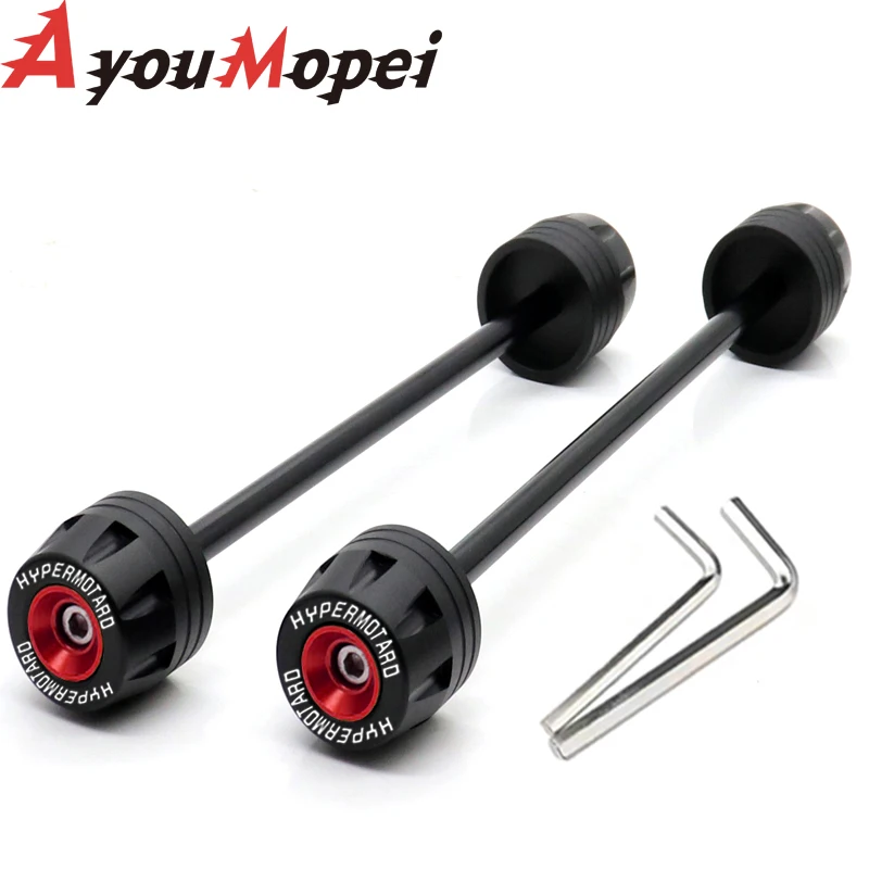 Fit For Ducati Hypermotard 950 RVE/SP 939SP 2016-2023 Front Rear Axle Sliders Fork Sliders Crash  Motorcycle Protector