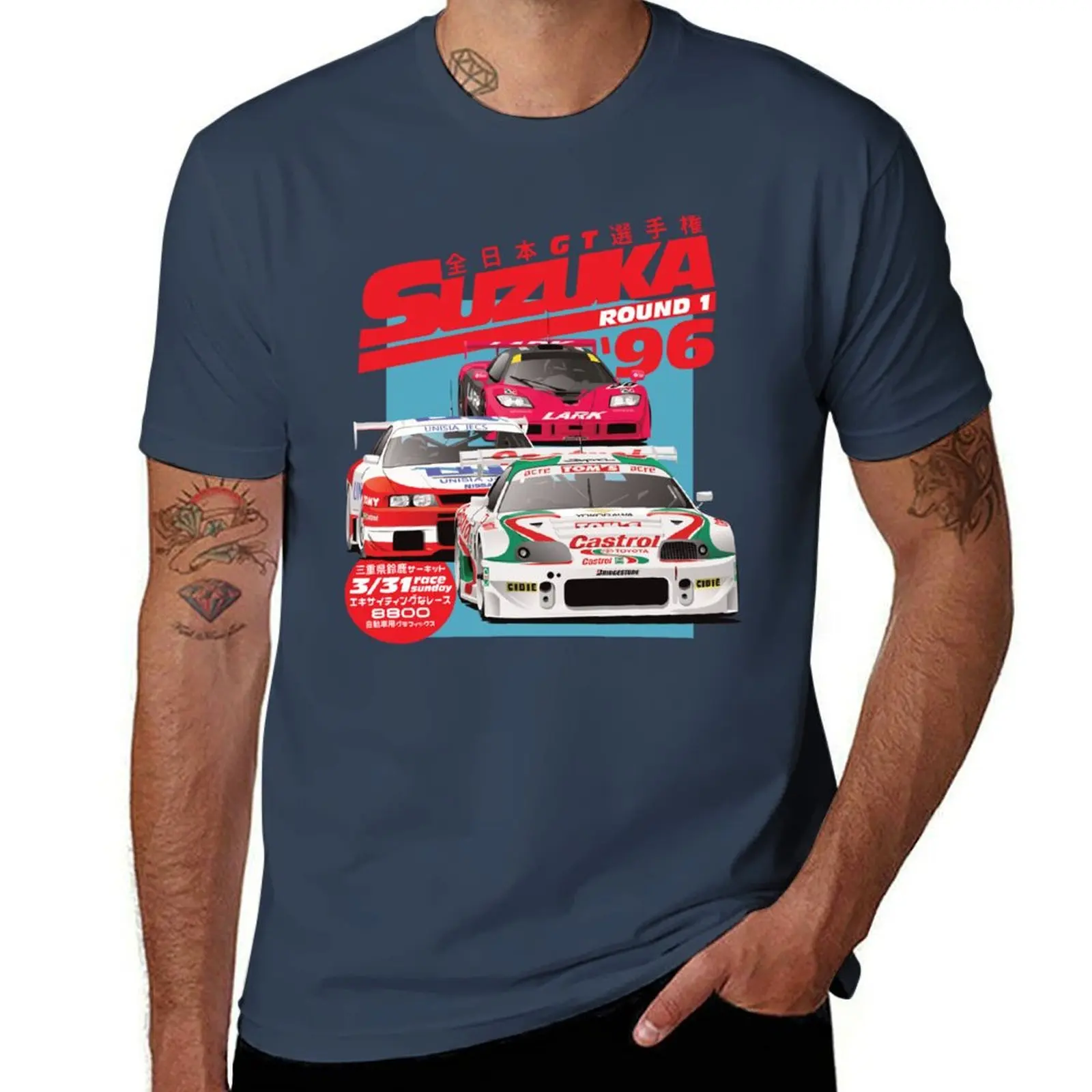 

Suzuka JGTC 1996 T-Shirt Plus Size All Match Tee Shirt