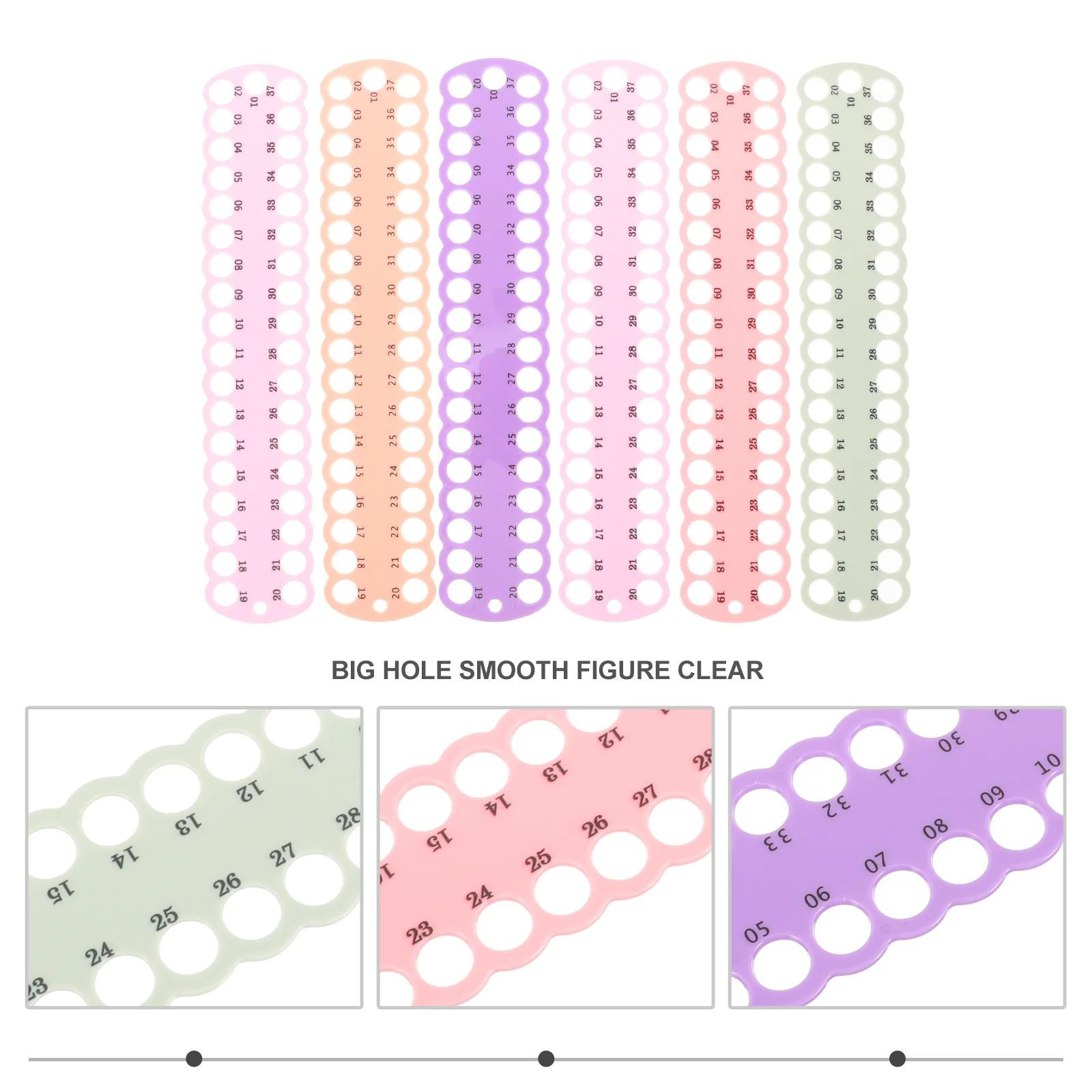 

6Pcs Embroidery Thread Organizers Plastic Wear Resistant Household Thread Holders Cross Stitch Floss Organizer DIY Sewing