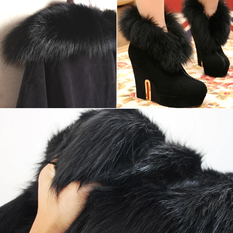 High quality imitation fox fur fabric,5cm pile faux-fur-fabric,cloth felts,fabric for patchwork quilts,150cm*50cm