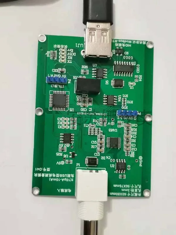 D41-USB Wide-range Weak Current Measurement Module 10pA-1A, Pico-ammeter