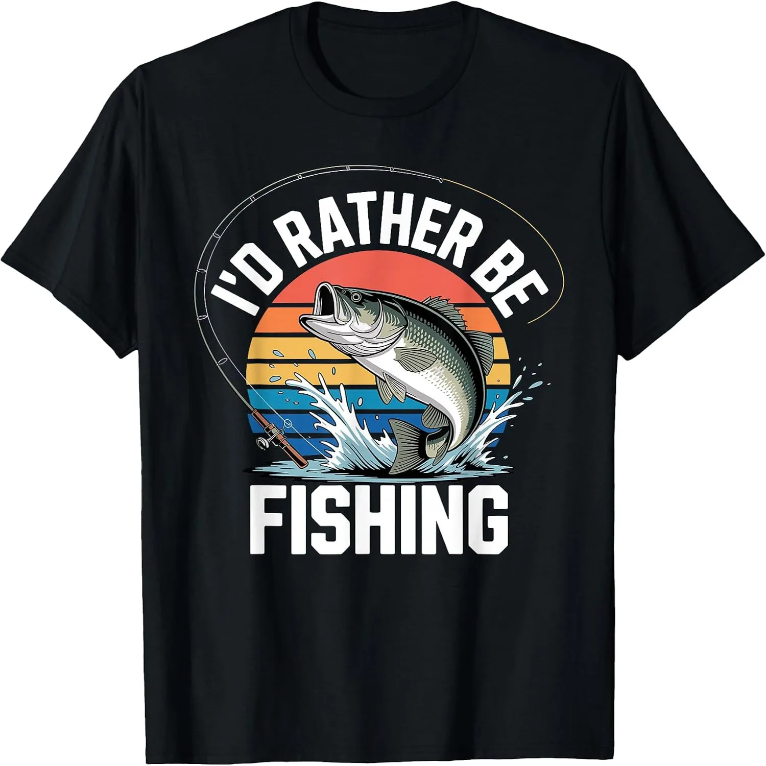 Funny Fishing Design for Men Women Fisherman Fishing Lover T-Shirt