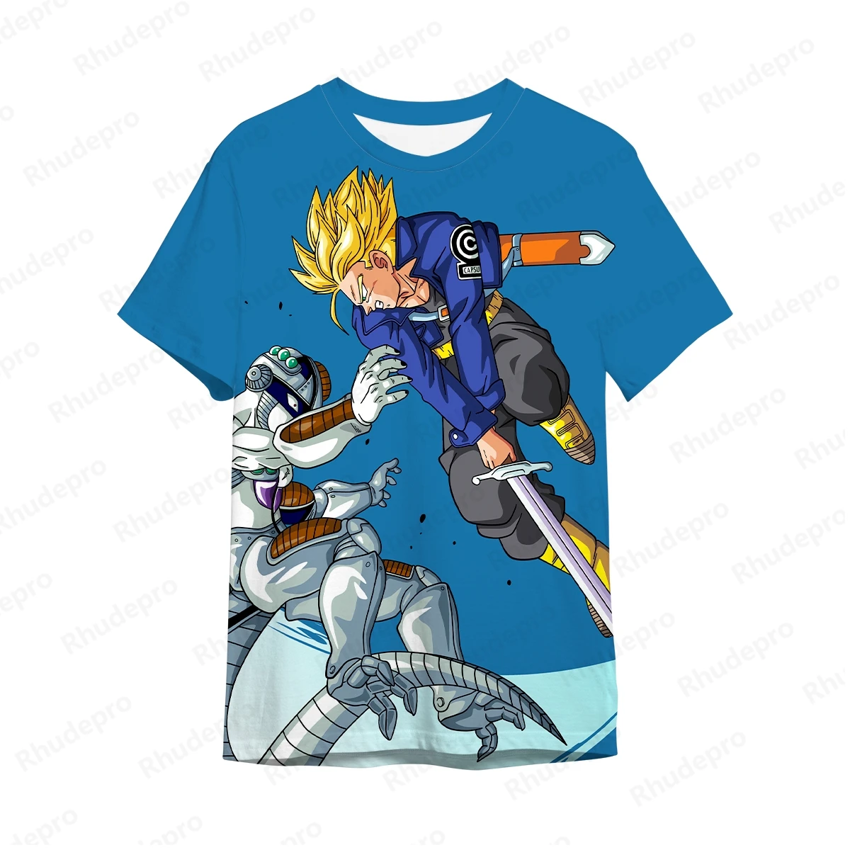 T-shirt da uomo Anime Goku 2024 Dragon ball Anime camicie Hip Hop oversize t-shirt top Trend Super Saiya abbigliamento moda