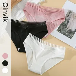 Women's Underwear Solid Soft Panties Female Middle Waist Sexy Pantys Cotton Briefs Underpants Lingerie Comfortable Panties