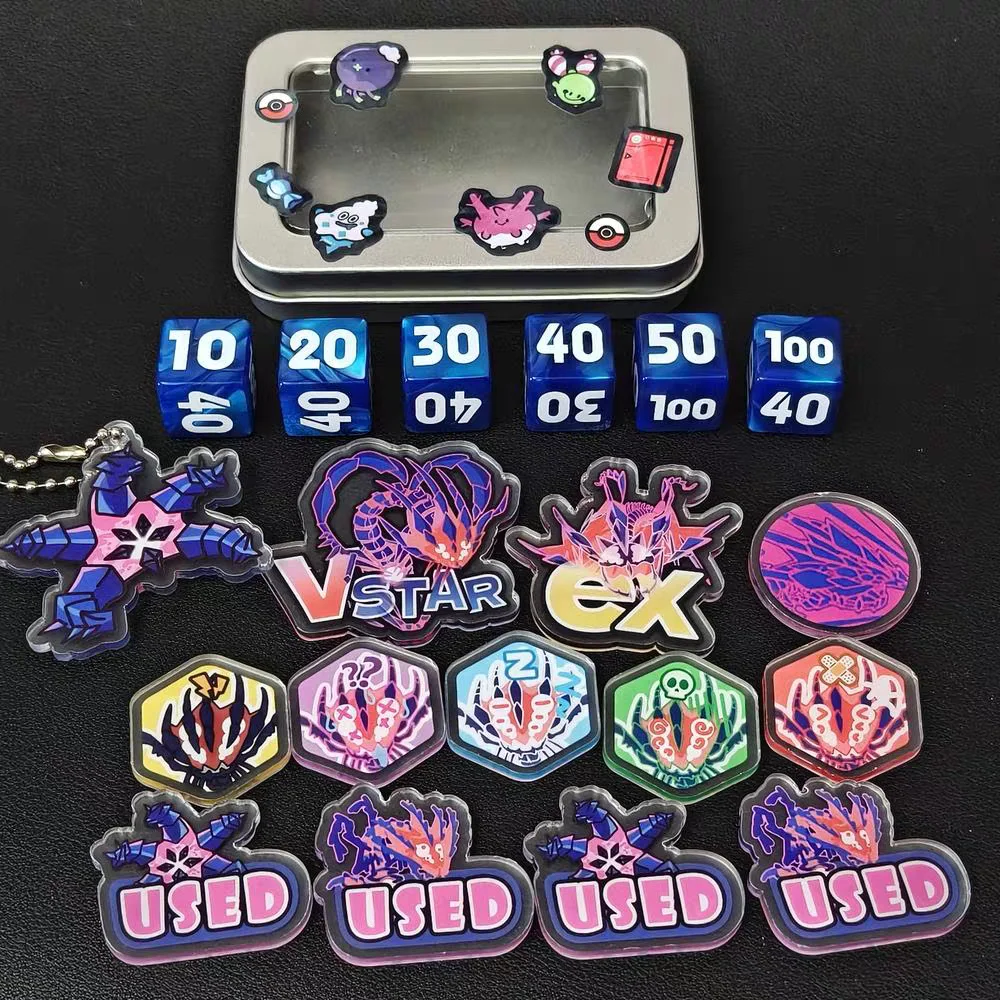 ptcg-ポケモンアニメキャラクターマッチスコアリングダメージカウンターダメージインジケーター-eternatus-borad-ロールプレイングゲームアクリルギフト