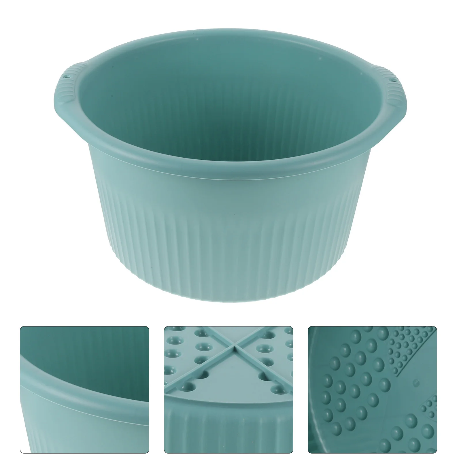 برميل حمام القدم عالي الجودة حوض تدليك القدم تمرغ حوض تحسين الدورة الدموية الاسترخاء توتر العضلات المنزل #3