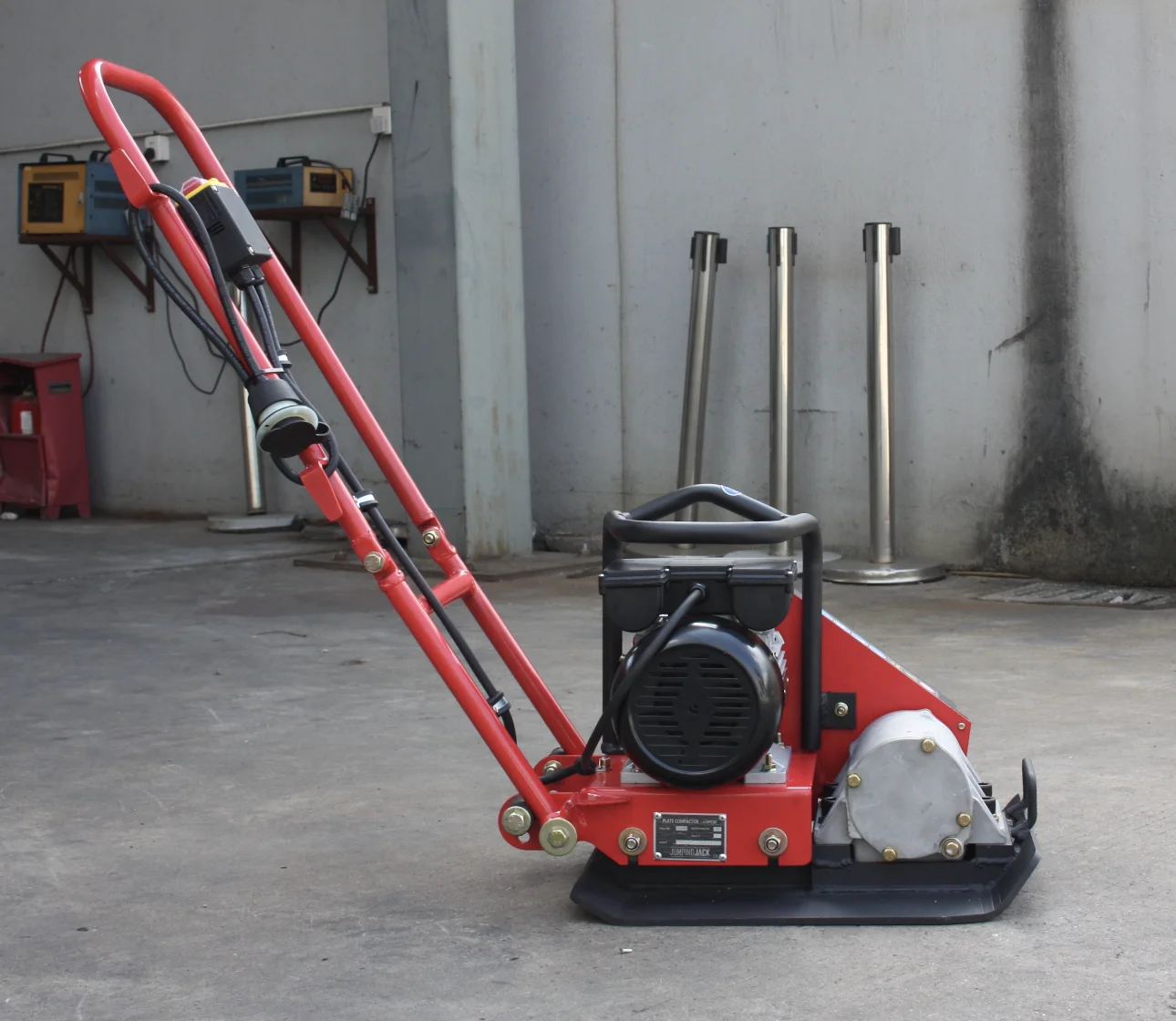 50KG 10.5KN 1.5KW Pemadat Tana - Plate Compactor Vibrator ulasan dan harga