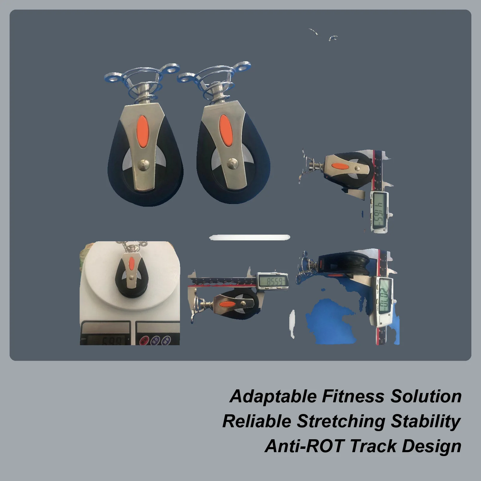 بكرة نايلون من الفولاذ المقاوم للصدأ، مرفق تدريب في صالة الألعاب الرياضية، صندوق جلوس التوازن، بكرة لليوجا والتمارين في استوديو الصالة الرياضية والشقة #1