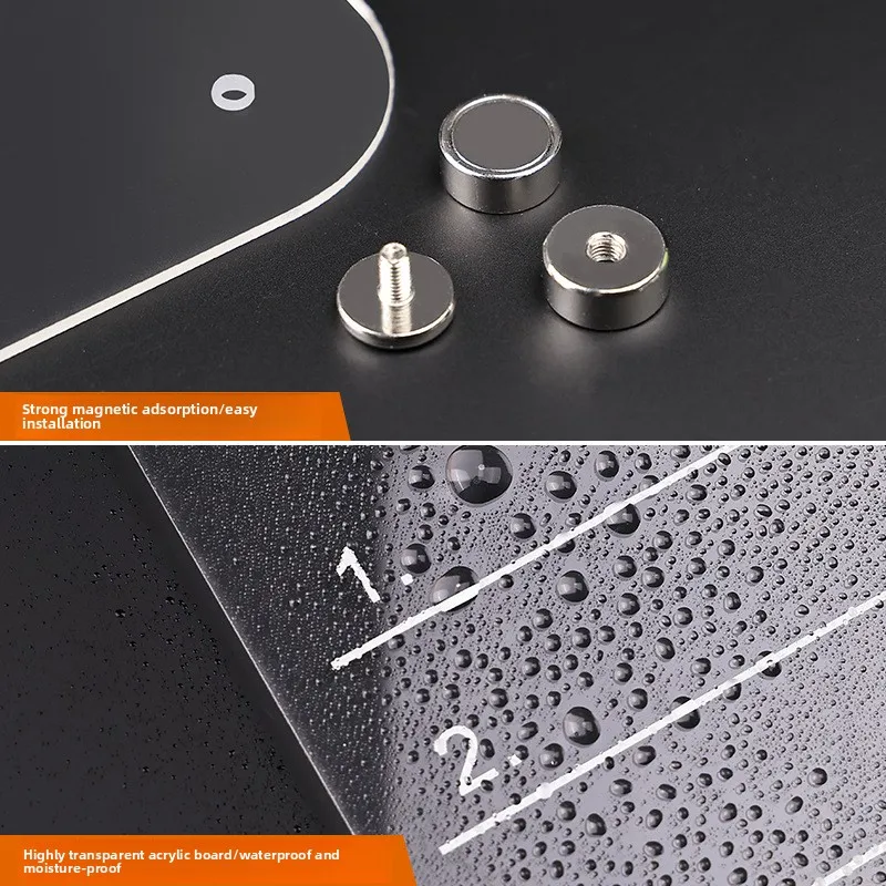 Fridge Magnet Calendar Message Board Display Sticker Home Magnetic Erasable Planner Writing Notepad Premium Feel