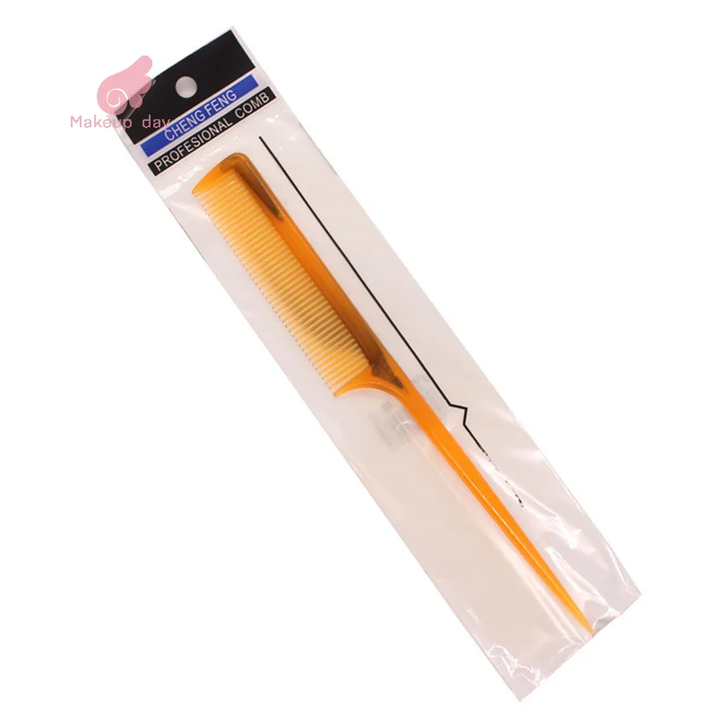 

1 Piece Of Cowhide Hair Comb, Yellow Anti-static, Thick And Durable Cowhide Color Comb barber accessories