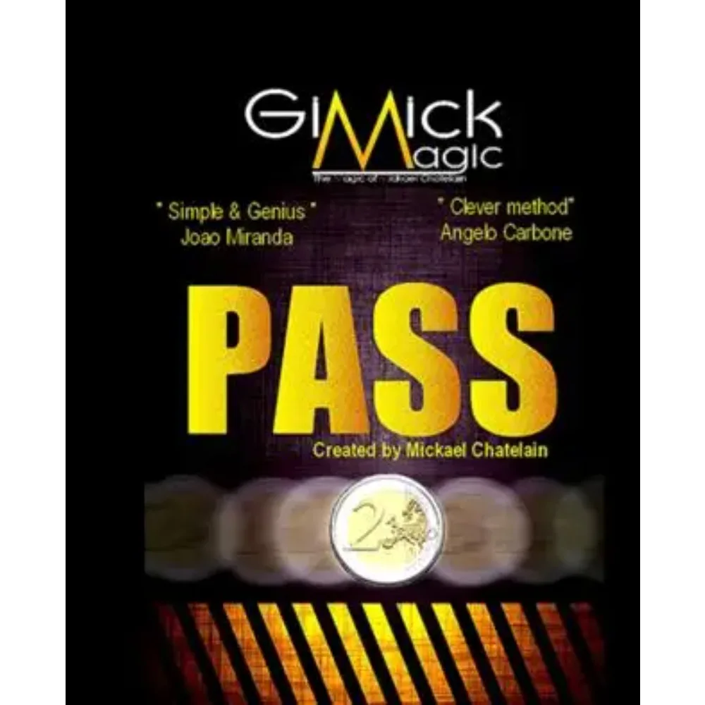 PASS  by Mickael Chatelain Illusion Card Magic Tricks Close up Mentalis Street Magic Mystical