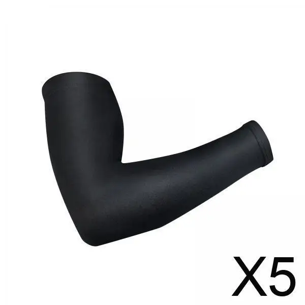 

5x Arm Compression Sleeve for Active Men And Women - Breathable Elbow Brace for Exercise