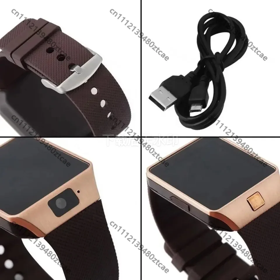 DZ09 Smartwatch, SIM Card 3G 4G Smart Watch, Camera Fitness Tracker, Video Call Bluetooth Wristwatch