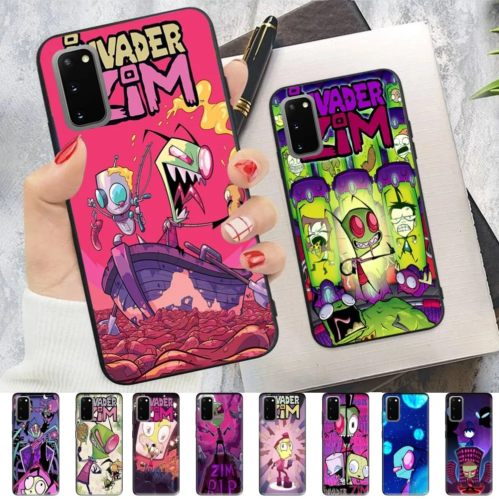 

I-Invader Z-Zim Phone Case For Samsung S 9 10 20 21 22 23 30 23 24 Plus Lite Ultra FE S10lite Fundas