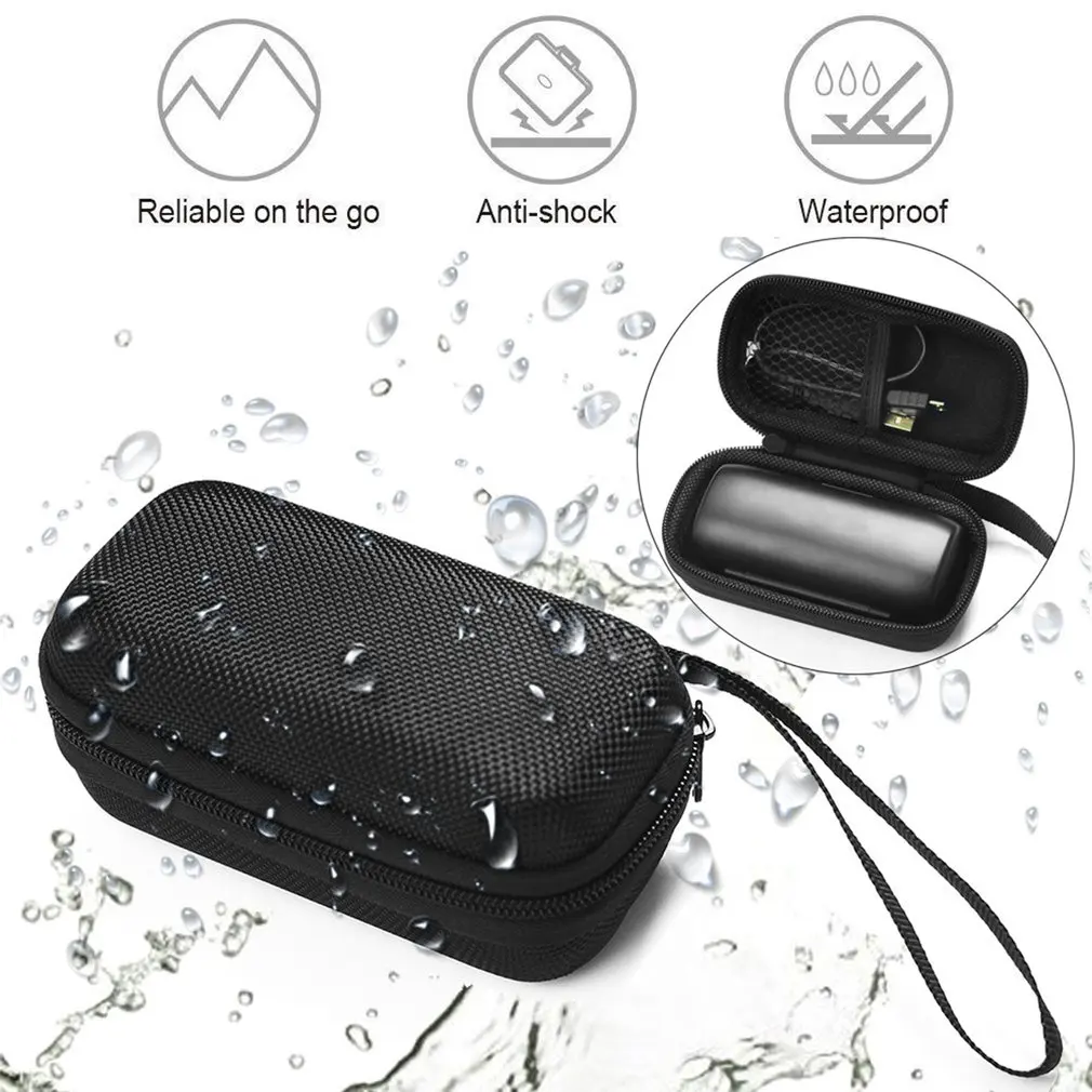 

Headphone Case Bag Portable Earphone Earbuds Hard Box Storage for Memory Card USB Cable Organizer Mini Earphone Bag EVA Black
