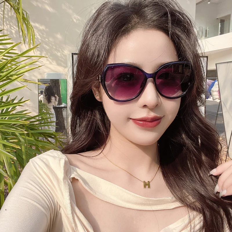 

2023 New Sunglasses for Women Sunglasses, Korean Advanced Sense Sunshade Tide, Network Red, INS Red Book Street Shoot