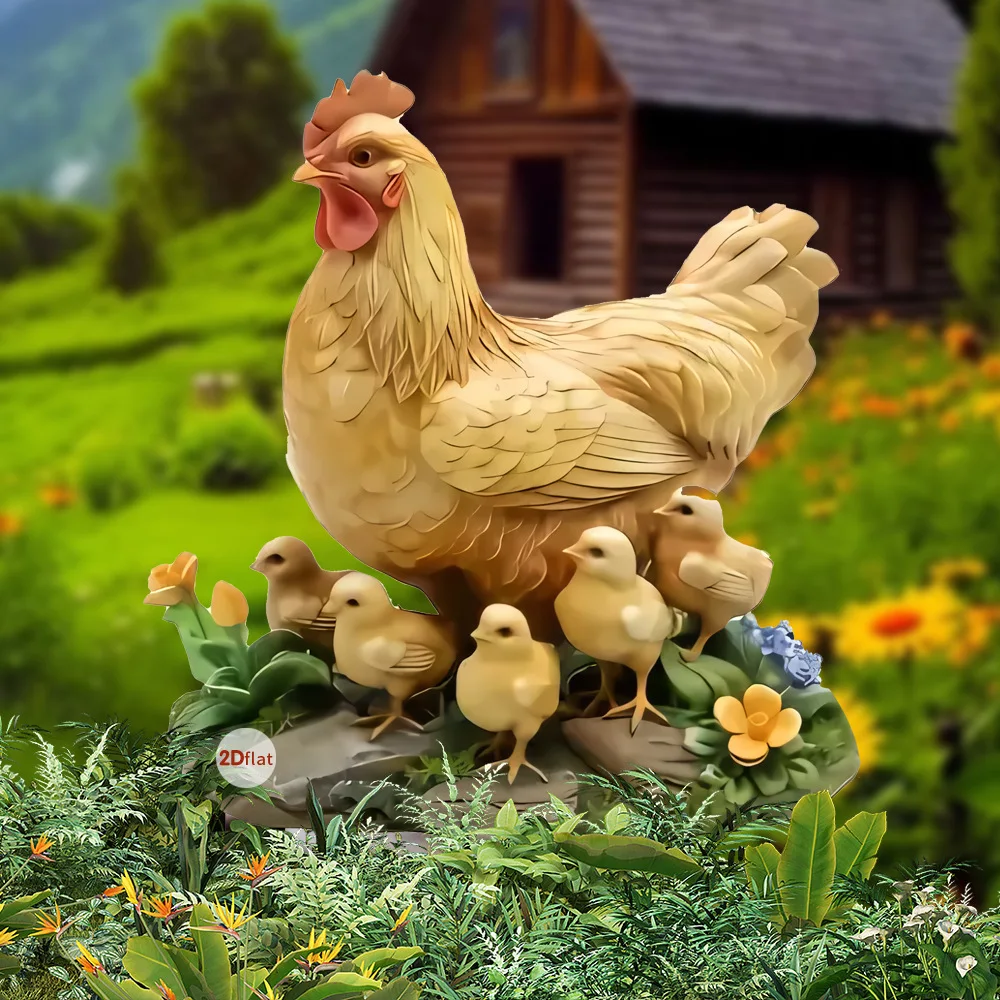 Hen, Forest, And Fa… - image