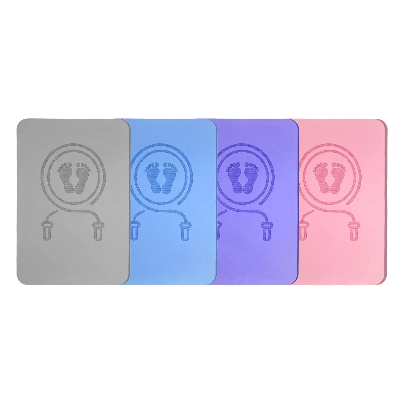 

Беспроводной коврик для прыжков со скакалкой, нескользящий амортизирующий коврик для медленного бега в помещении