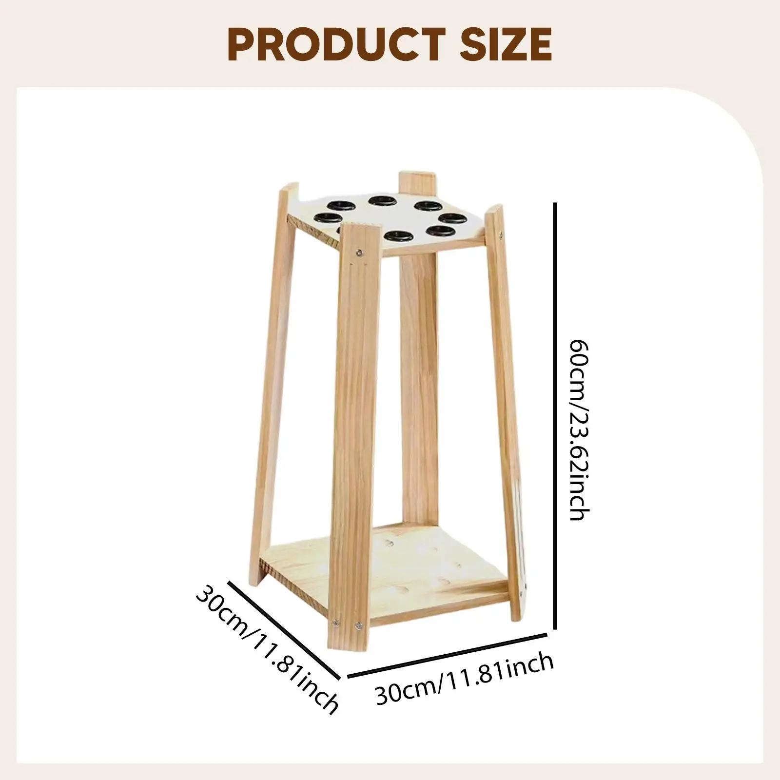 Pool Cue Rack,Billiards Accessories Professional Freestanding for Display Stand Holds 8 Cue Sticks Billiards Pool Stick Holder