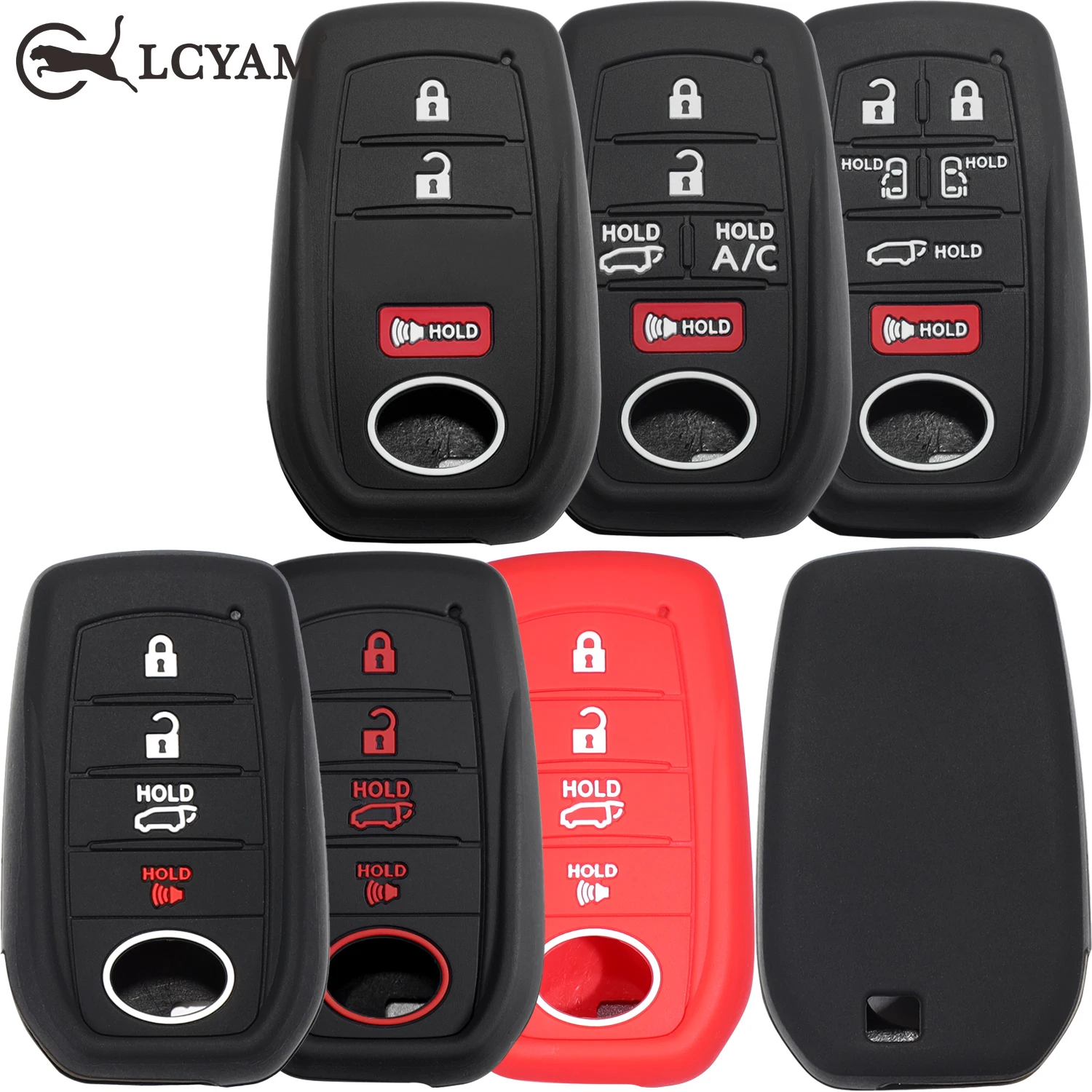 Car Key Fob Cover Case for 2023 2024 Toyota Tacoma Fortuner Corolla Venza Grand Highlander RAV4 XSE Prime Land Cruiser Hilux