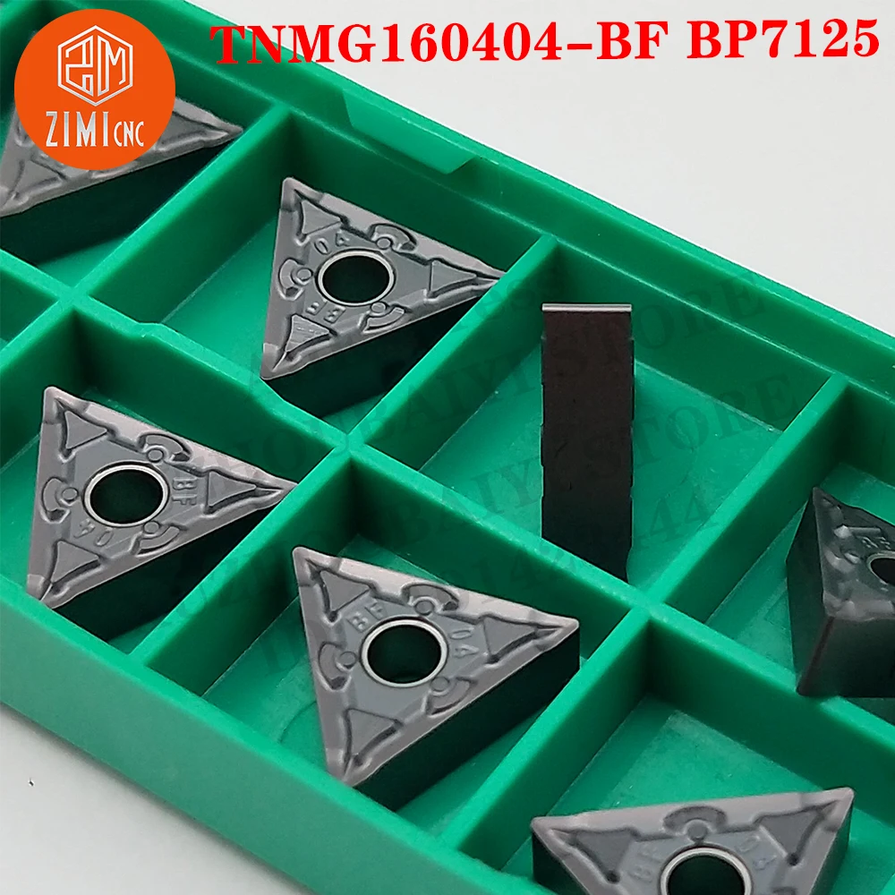 TNMG160404-BF BP7125 TNMG Utensile per inserti di tornitura Inserto in metallo duro Taglio a lama Utensile CNC Taglierina Tornio Utensile in metallo per acciaio inossidabile