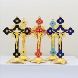 Cross Crucifix Station Christ Catholic Jesus Statue Large Religious Prayer Church Decoration Car Church Decoration