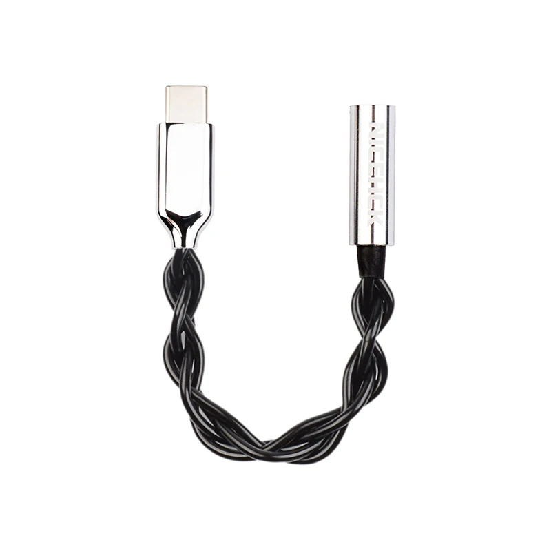 NICEHCK TC3 ALC5686 USB Tipo-C a 3,5 mm DAC Amplificatore per auricolari Amplificatore per cuffie Decodificatore Cavo audio Adattatore HiFi Convertitore Filo