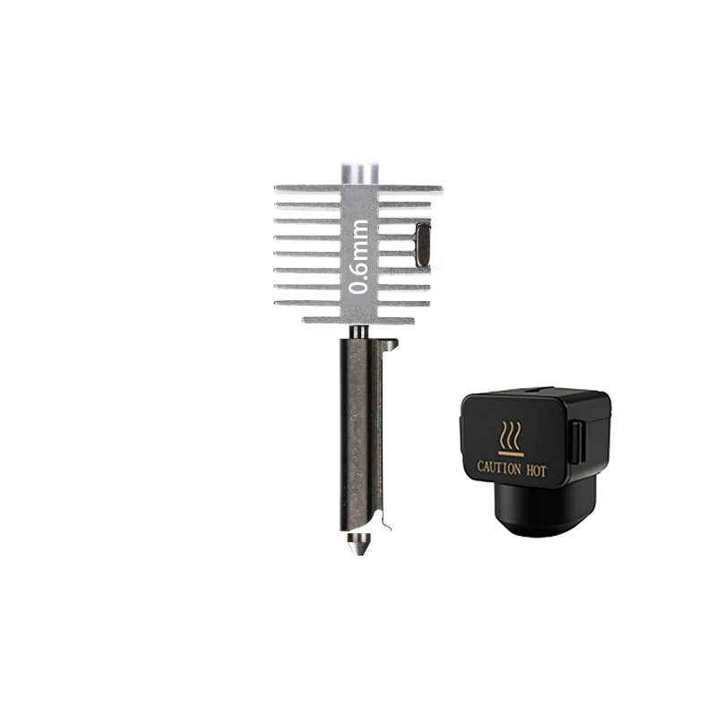 Verbessertes Hotend-Kit für Bamb Lab A1/A1 Mini, schnelle Hot-End-Baugruppe, 0,2/0,4/0,6/0,8 mm Düse aus gehärtetem Stahl, 3D-Druckerteil