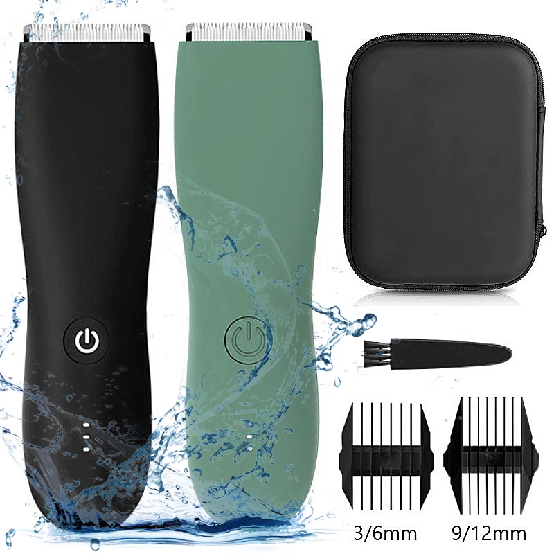 

Hair Trimmer Electric Below-The-Belt Trimmer Built for Men Effortlessly Tri Pesky Hair Waterproof Groin Body Shaver USB Charging