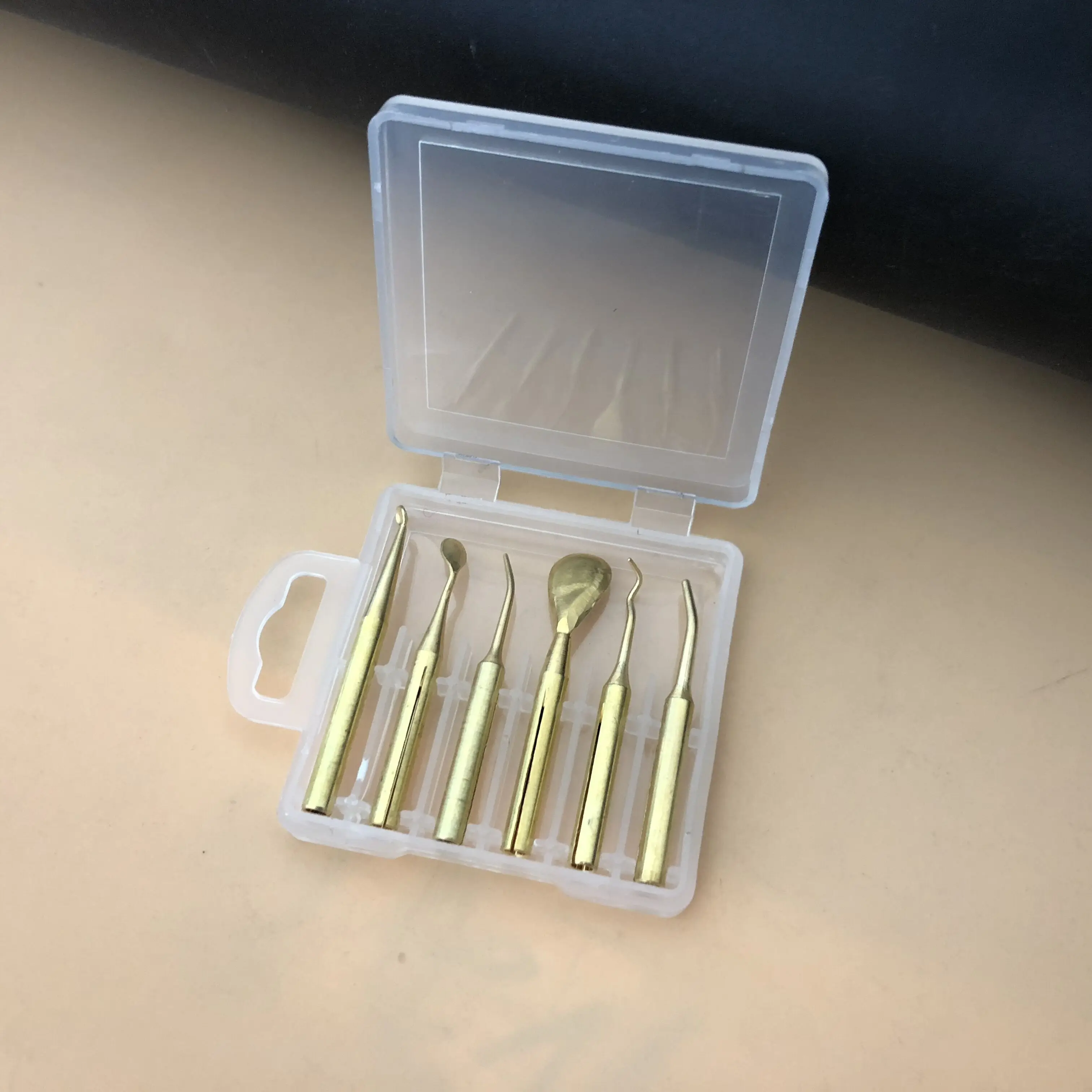 5 x 6 Pcs/Set Dental Electric Waxer Tips Dental Wax Carving Knife Pen Pencil Copper Tips For SJK Lab