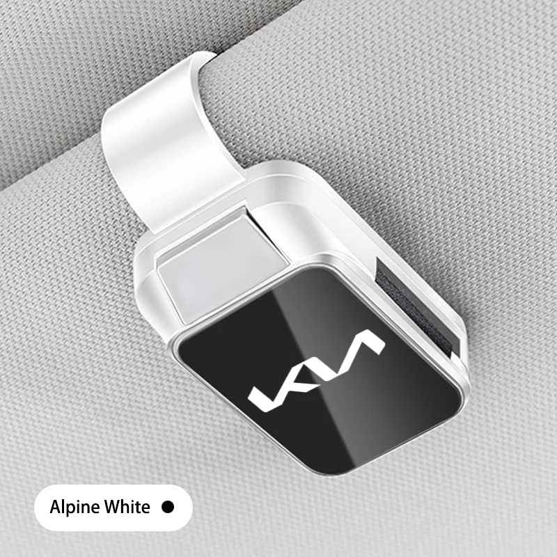 Модный автомобильный держатель для очков, прочный, простая установка для Kia Rio Soul Forte KN 1, модные очки на солнцезащитный козырек