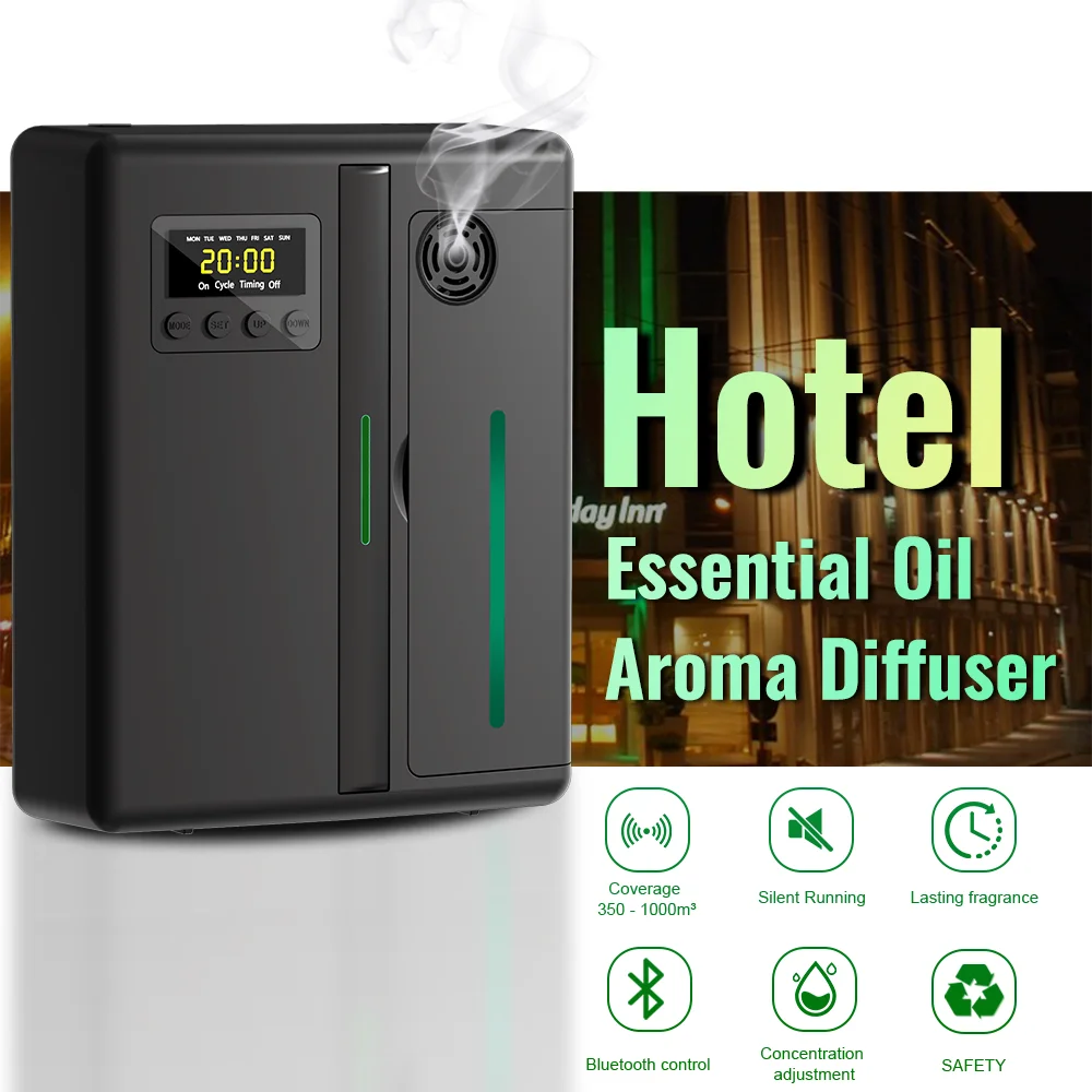 1000m³ Aroma Diffuser Electric Aromati Oasis 400ML Essential Oil Capacity Air Freshener Bluetooth Control Incense Burner