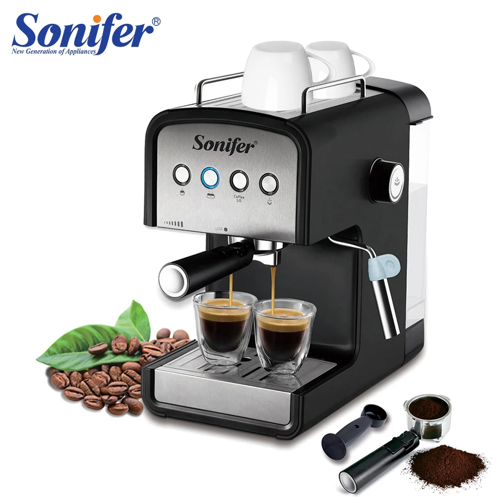 

Italian Expresso Coffee Machine 15 Bar Dolce Milk Frother Home Appliances Express Electric Foam Cappuccino Coffee Maker Sonifer