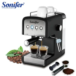 Italian Expresso Coffee Machine 15 Bar Dolce Milk Frother Home Appliances Express Electric Foam Cappuccino Coffee Maker Sonifer