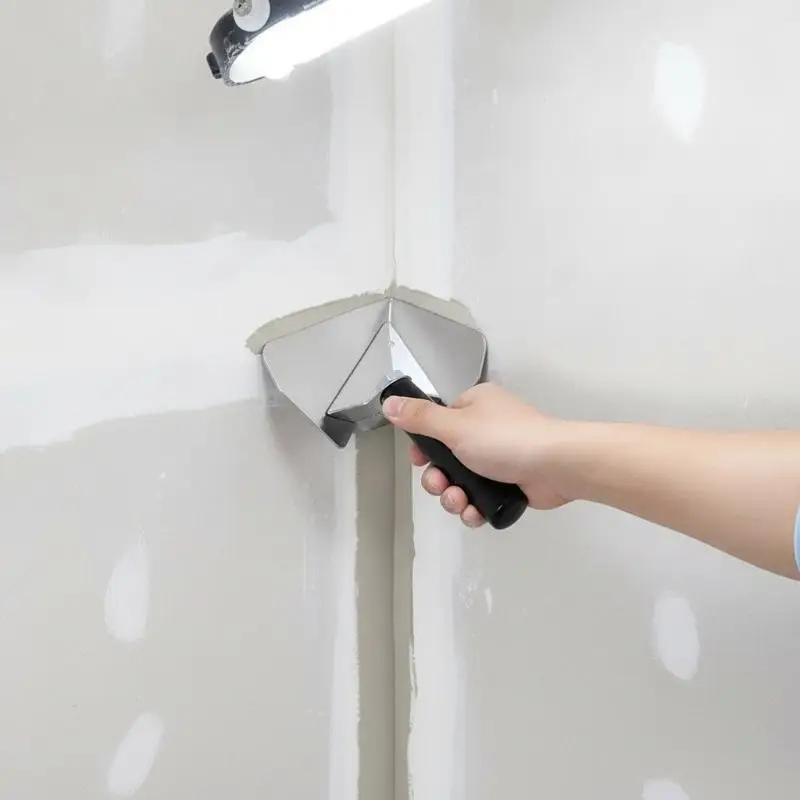 Heavy Duty Stainless Steel 90 Degree Corner Trowel Drywall Finishing Tool for Plastering Wall Corner Edges