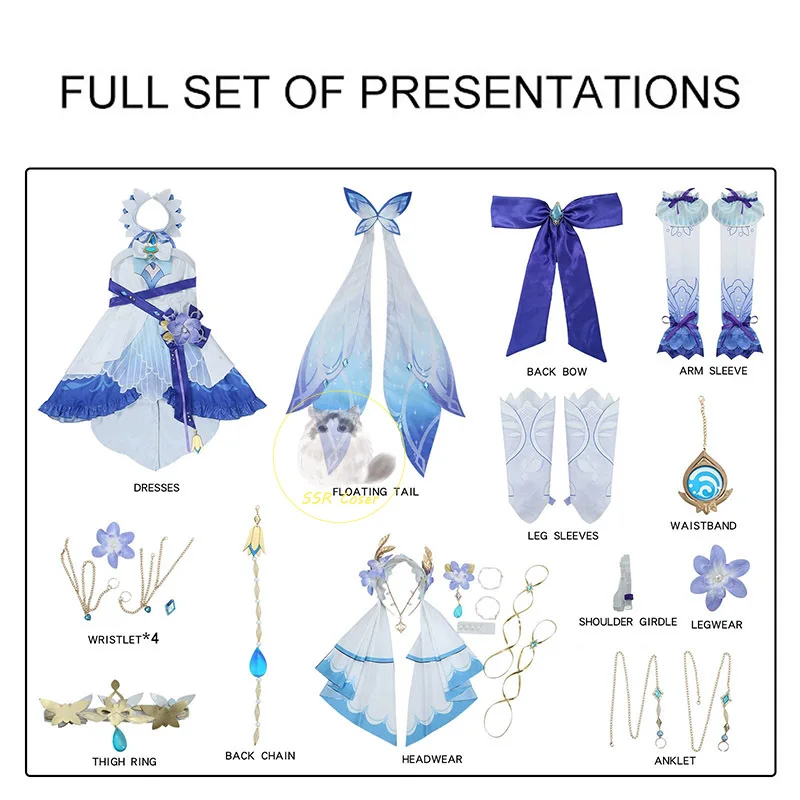Nilou Cosplay Kostuum Genshin Impact Pruik Rood Haar Vrouwen Danser Jurk Carnaval Uniform Anime Halloween Kostuums voor Comic Con