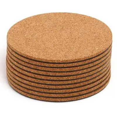

10pcs Cork Plant Mat Round 15Cm Lightweight Durable Garden Tray Flowerpot Pad Saucer Plant Coaster Gardening Accessories