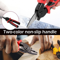ABHB-Combination Interchangeable Pliers Set 5-In-1 Black & Silver & Red Metal+Plastic Multifunctional Interchangeable Pliers Set