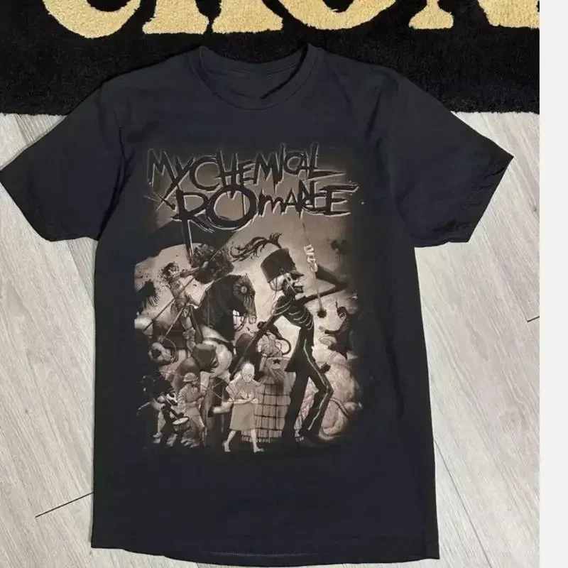 Trendiges My Chemical Romance Baumwoll-T-Shirt in den Größen S bis 5XL für Fans