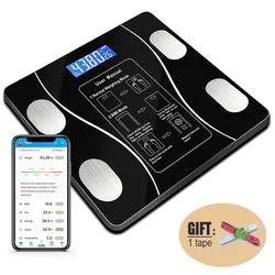 Body Fat Scale Smart Wireless Digital Bathroom Weight Scale Body Composition Analyzer With Smartphone App Bluetooth-compatible